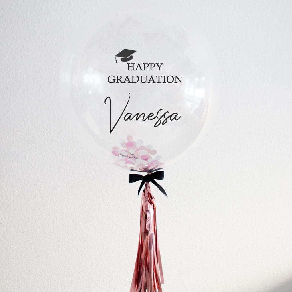 Graduation Konfetti Designer Ballon - BALLOONELLE