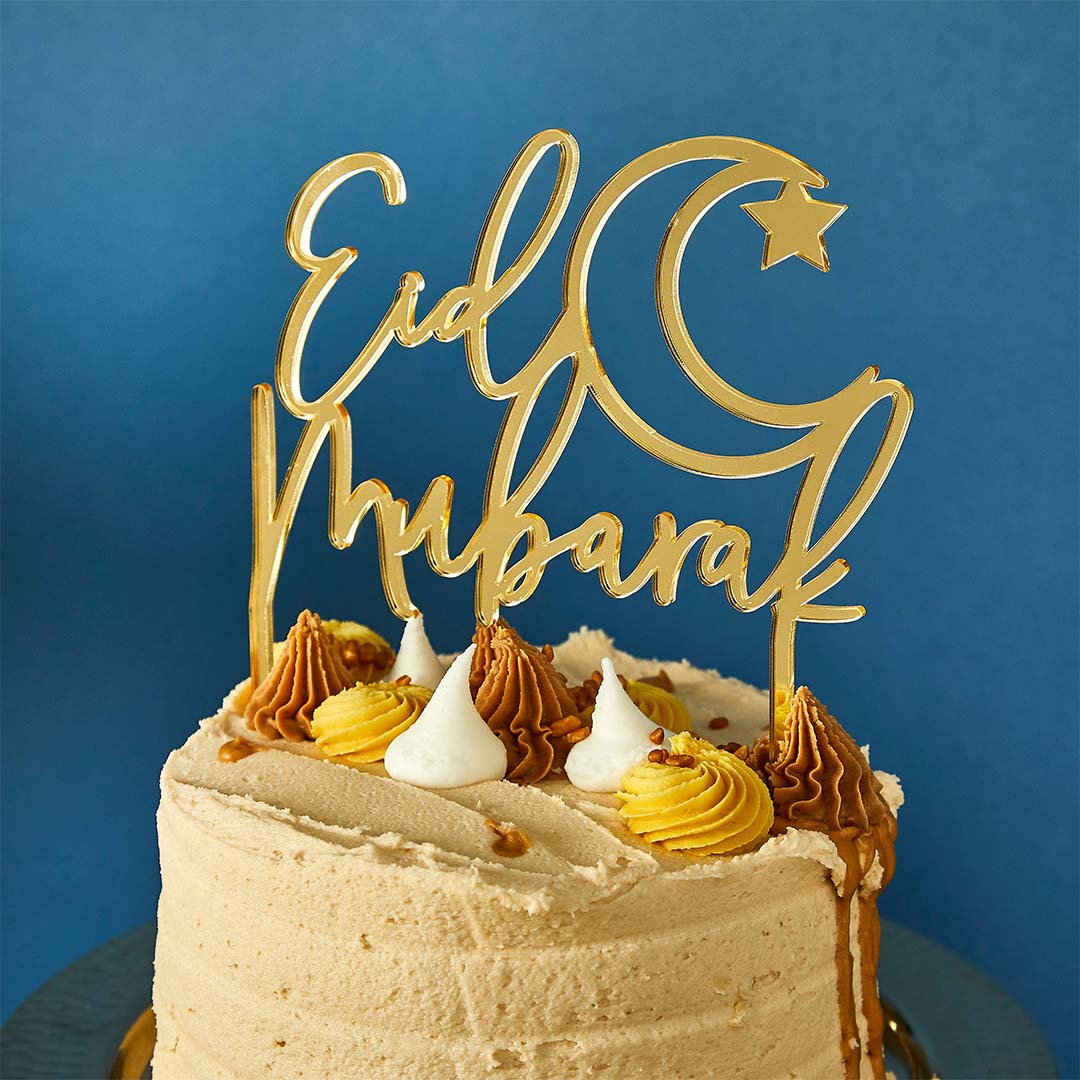 Eid Mubarak Tortenaufsatz Cake Topper