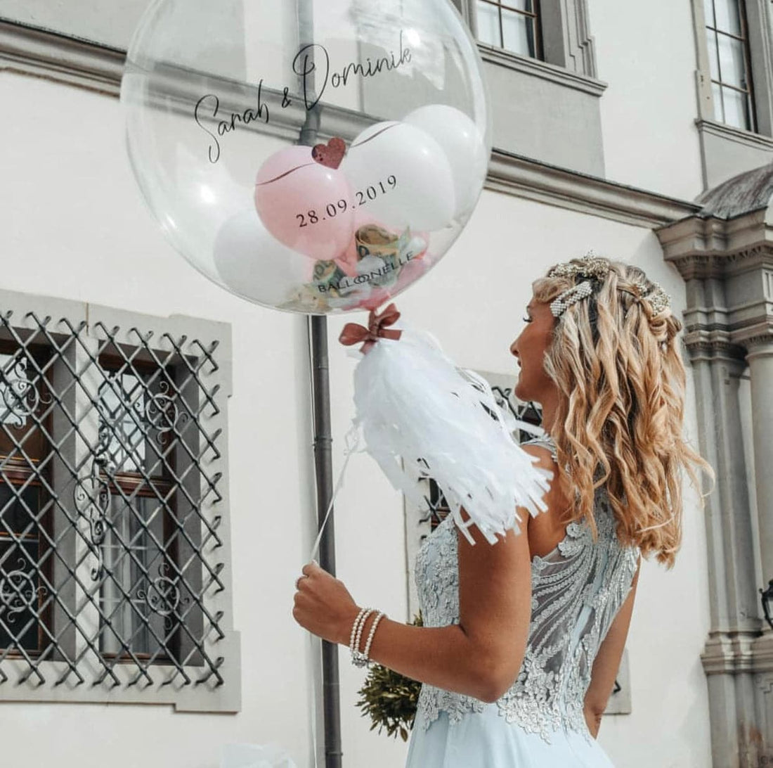 Wedding Geld Designer Ballon - BALLOONELLE
