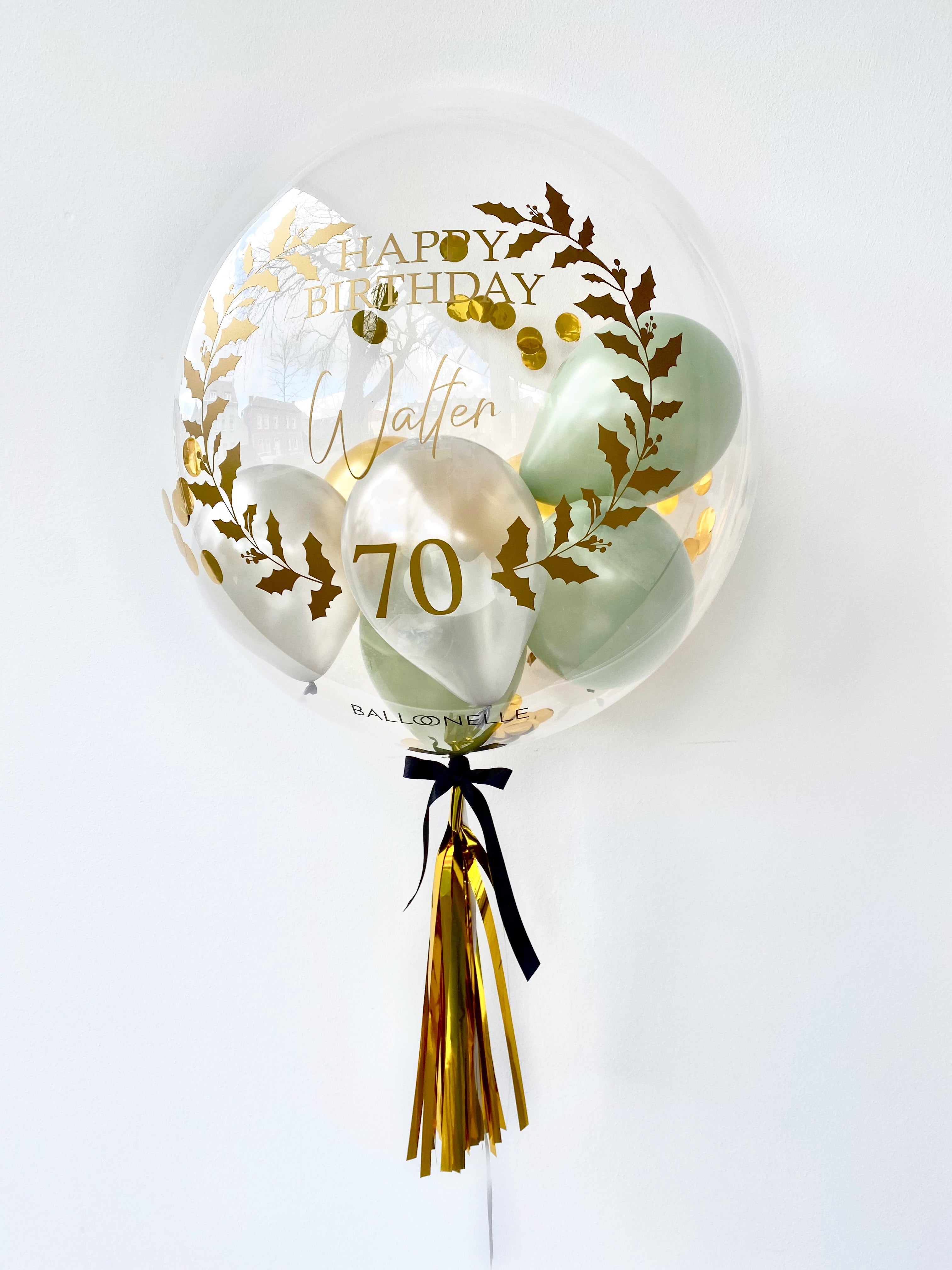 Happy 70th Birthday Designer Ballon