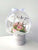 Ballon Flowerbox Personalisiert Weiss