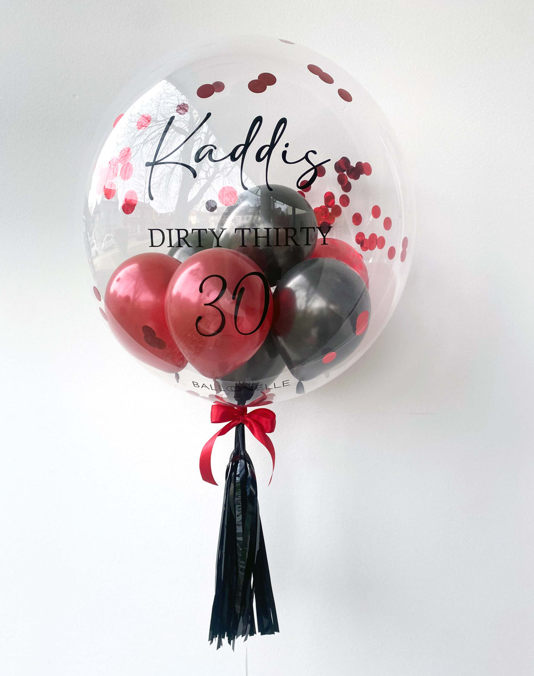 "Happy Dirty Thirty" Designer Ballon