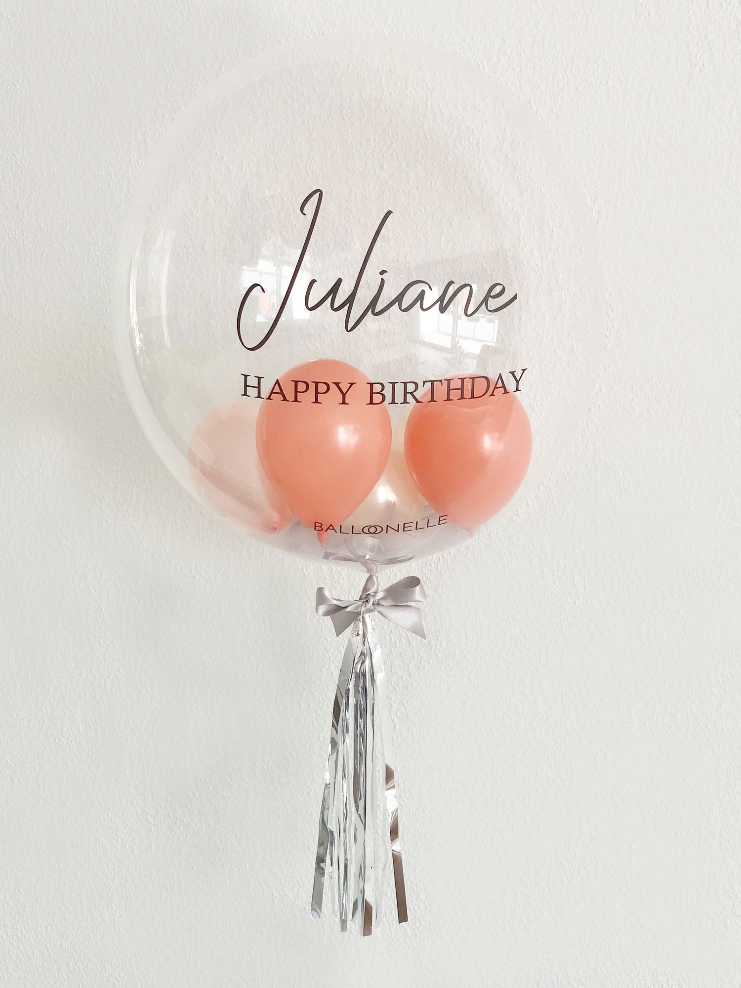 Birthday Coral Designer Ballon - BALLOONELLE