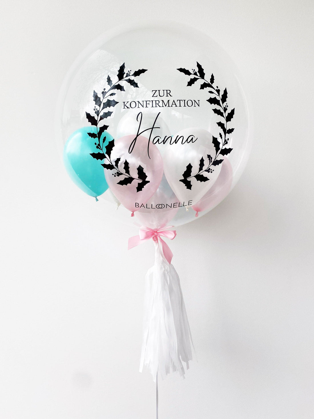 Pastell Konfirmation Designer Ballon - BALLOONELLE