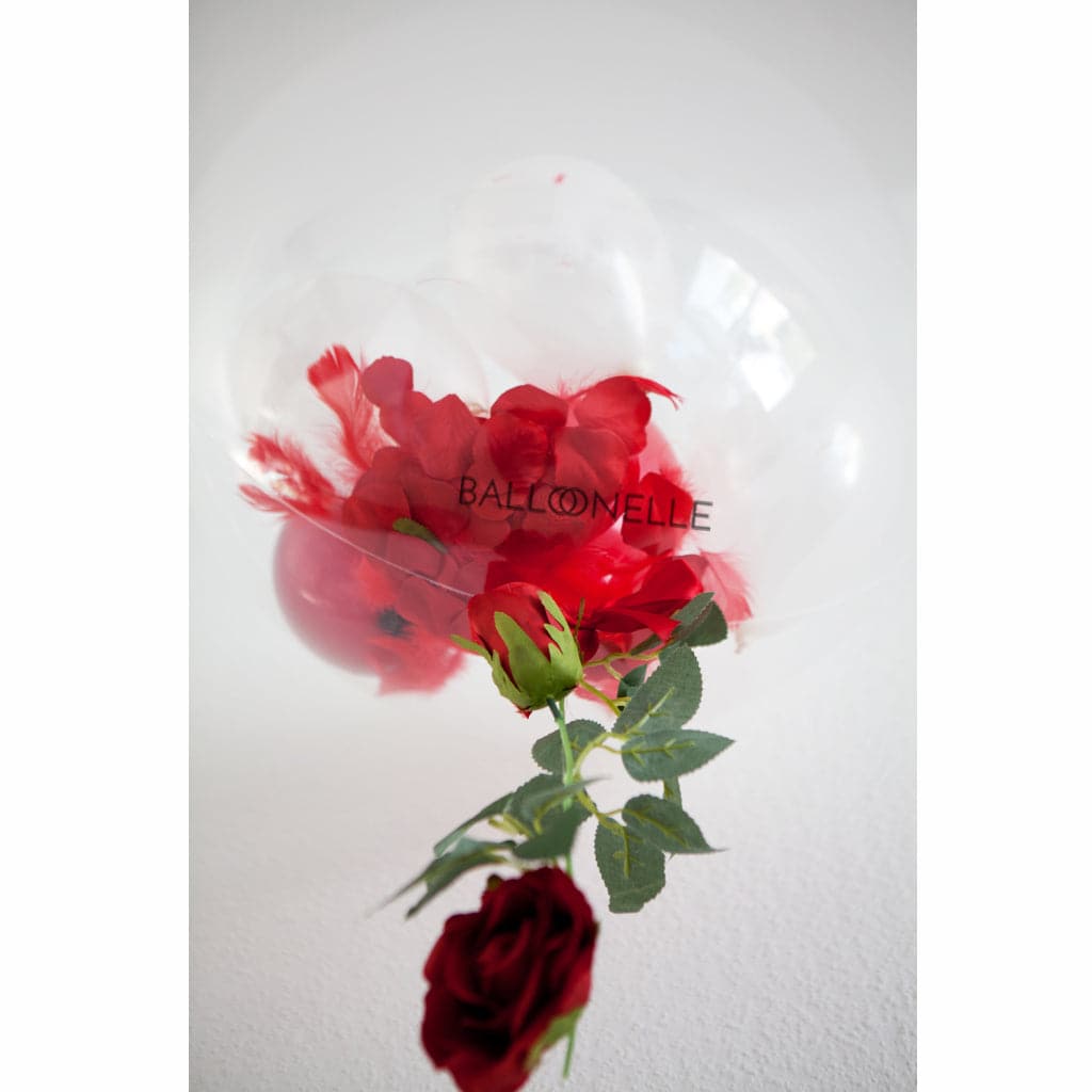 Red Roses Designer Ballon - BALLOONELLE