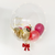 Golden Red Merry Christmas Designer Ballon - BALLOONELLE