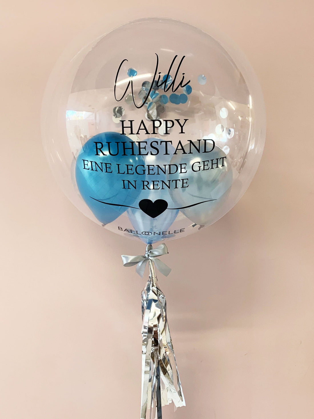 Blauwe Marine Designer Ballon