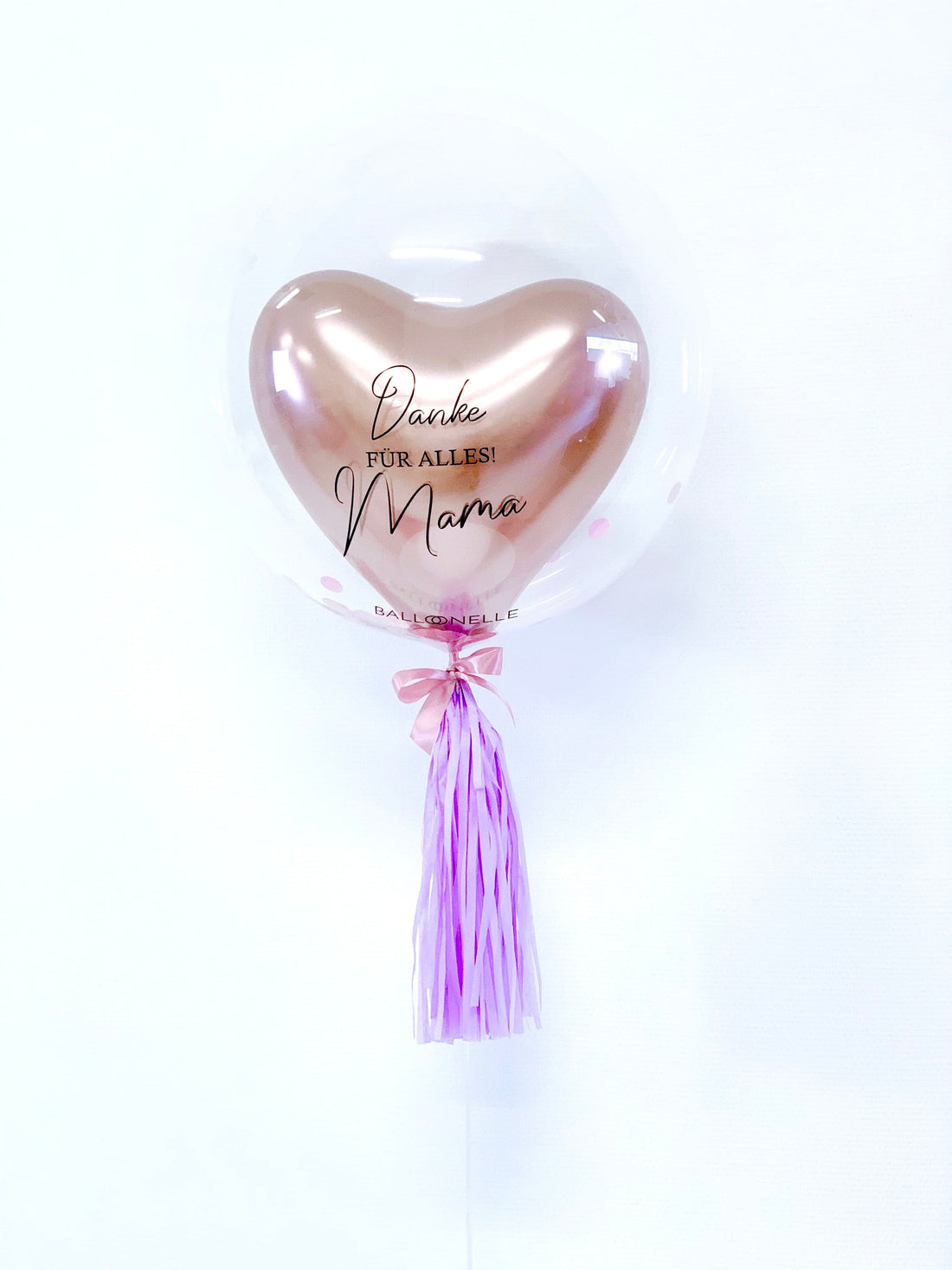 Muttertags Herz Designer Ballon - BALLOONELLE