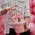 Ballon Flowerbox Personalisiert Valentinstag Rosa