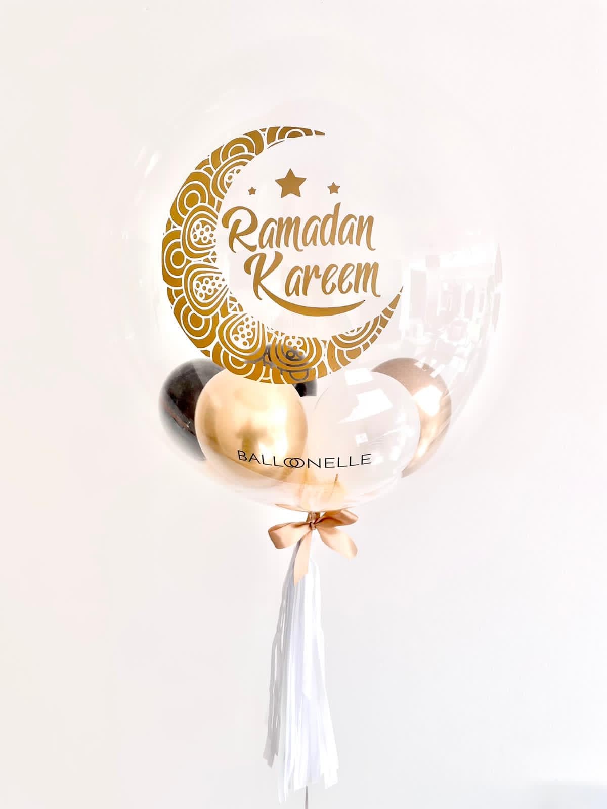 Ramadan Mubarak Designer Ballon - BALLOONELLE