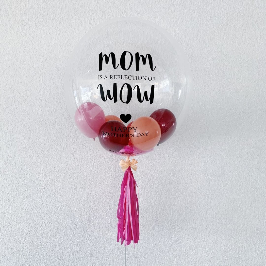 Mom Wow Designer Ballon - BALLOONELLE